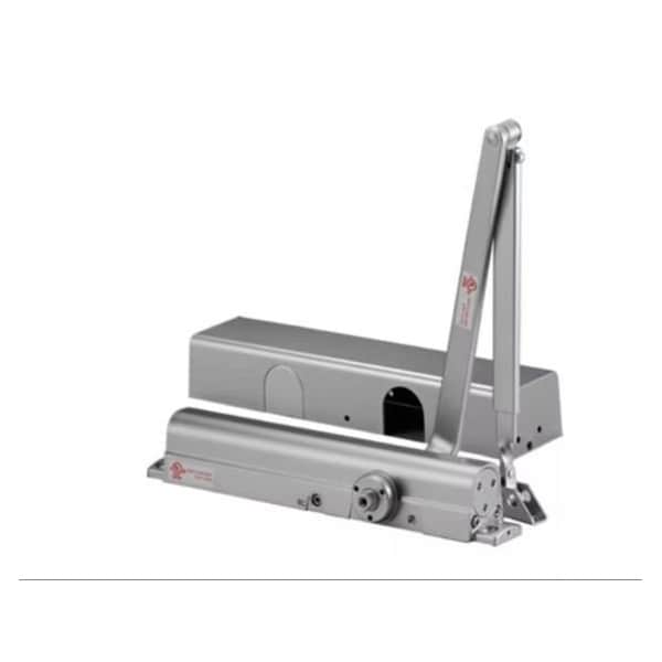 Delaney Hardware Medium to Heavy Duty Grade-1 Cast Iron Body Gray Finish Commercial Door Closer with Delay Action 606740 - main